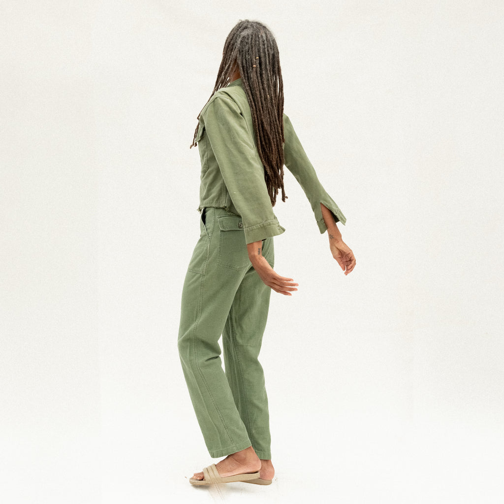 Cropped Military Top - Vintage