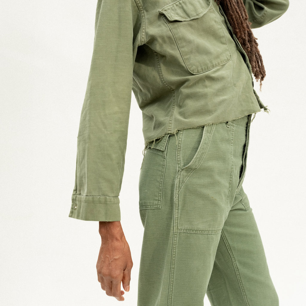 Cropped Military Top - Vintage