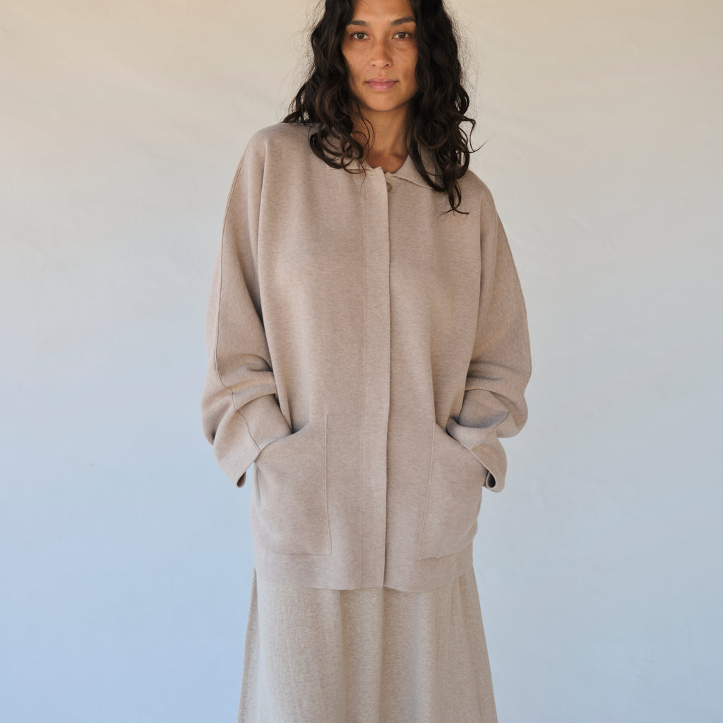 Double Knit Jacket - Sisal