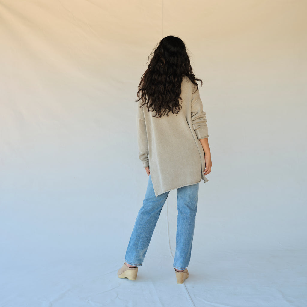 Fade Rollneck - Washed Clay