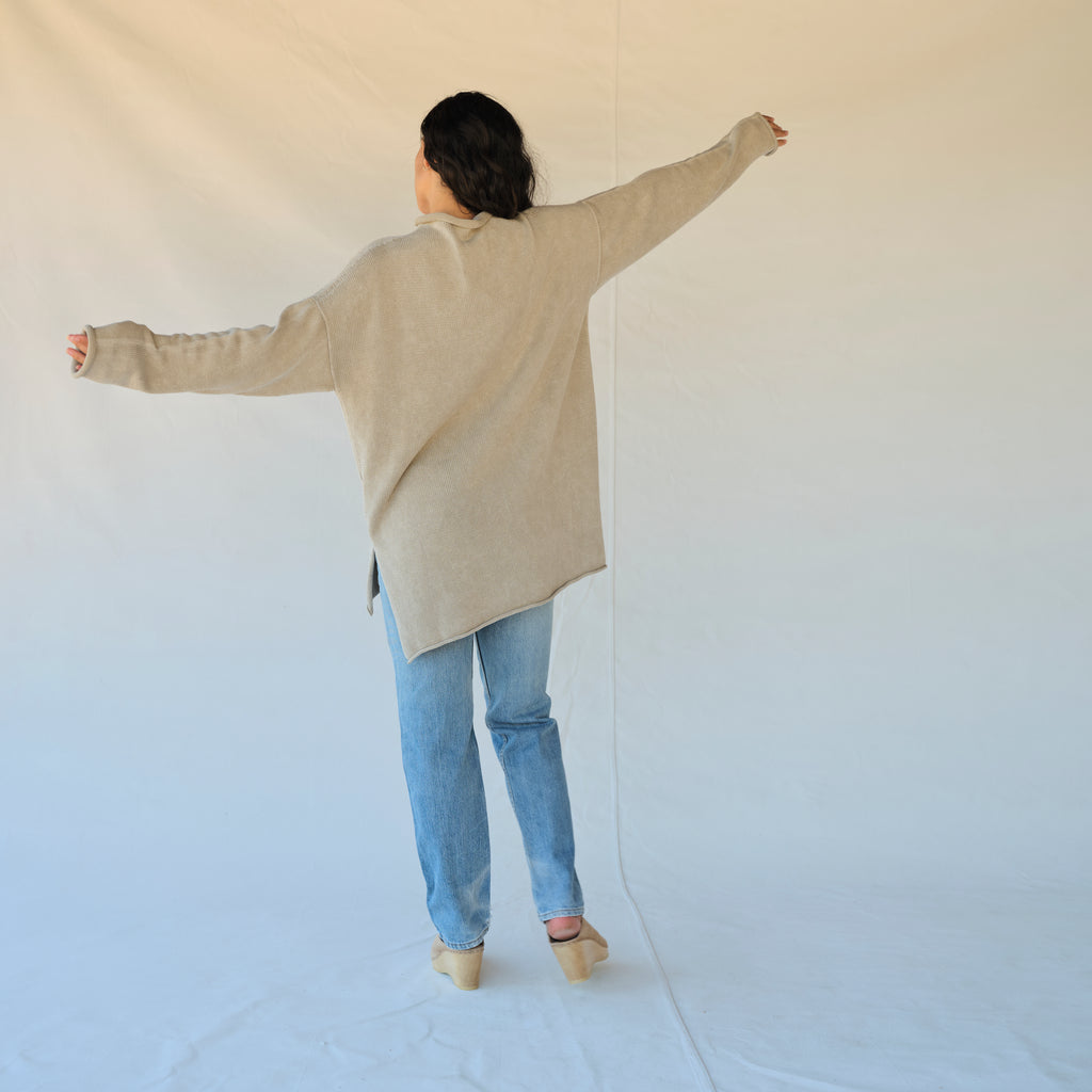 Fade Rollneck - Washed Clay