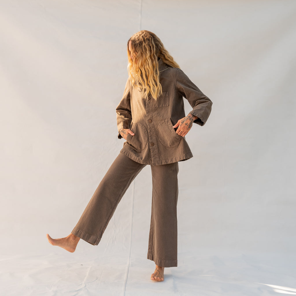 Deck Jacket - Mushroom w/ Mushroom Buttons
