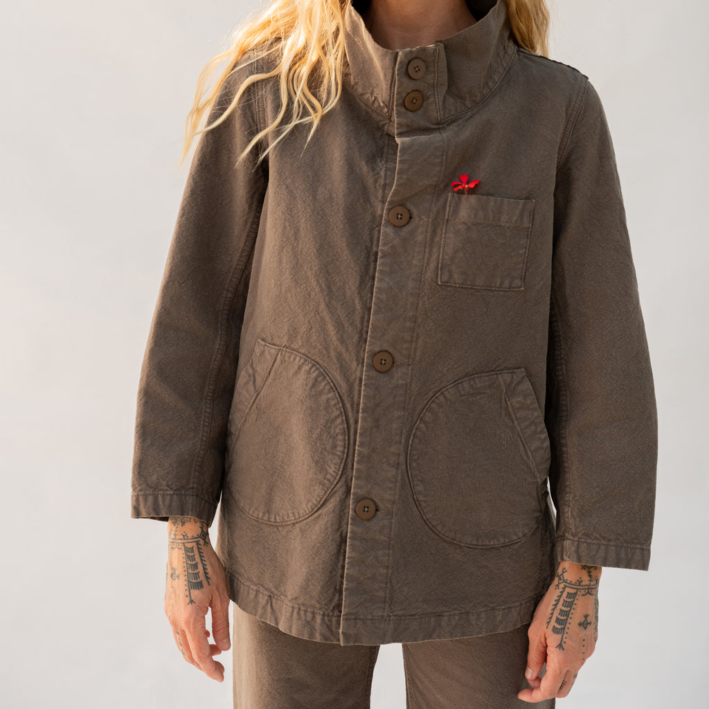 Deck Jacket - Mushroom w/ Mushroom Buttons