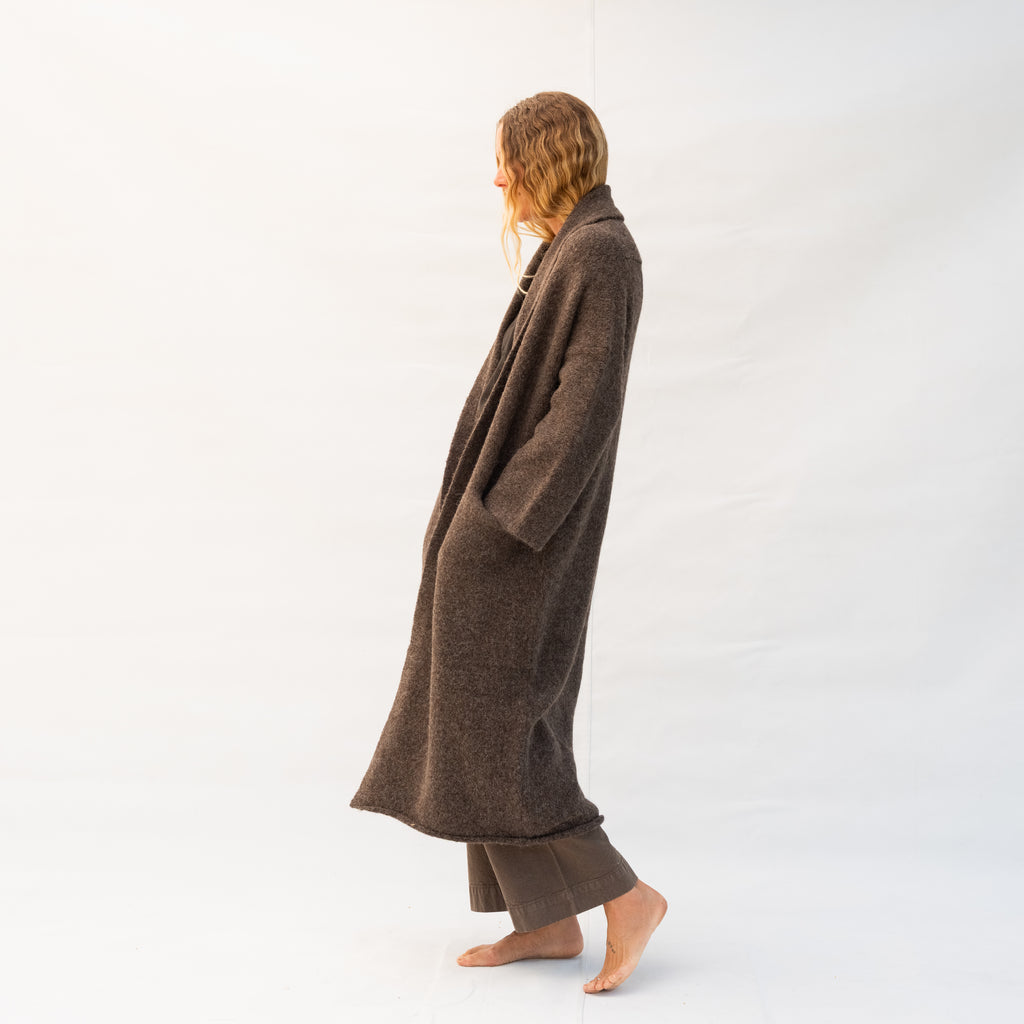 Long Shawl Cardigan - Patina