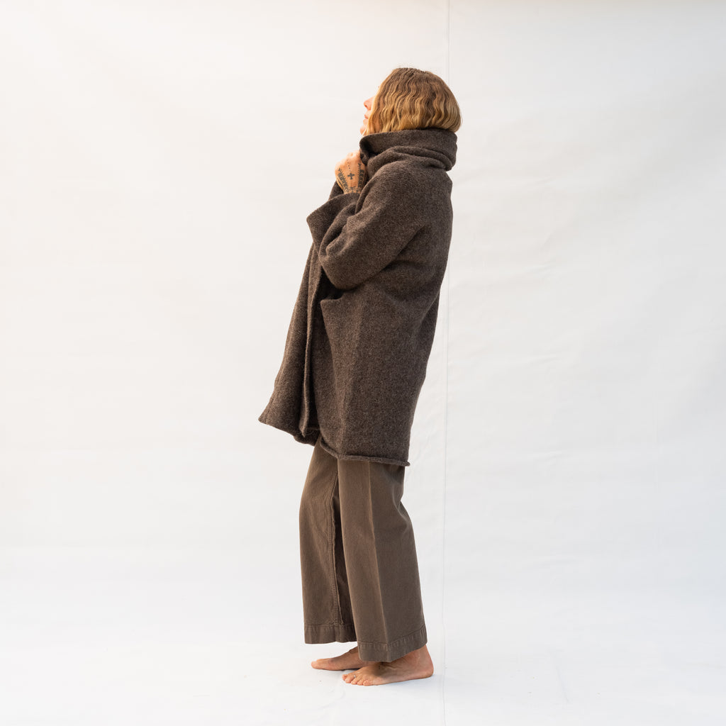 Double Face Coat - Blackened