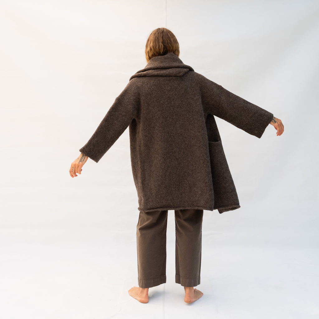 Double Face Coat - Blackened