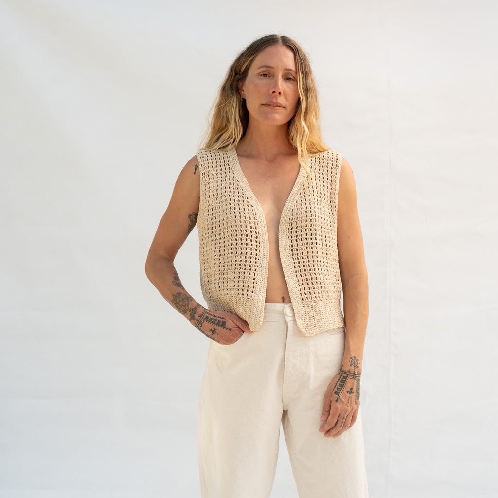 Vintage Crochet Vest