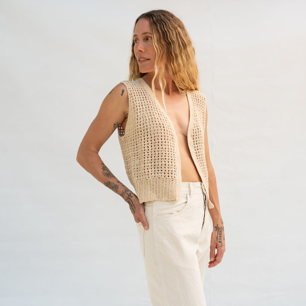 Vintage Crochet Vest
