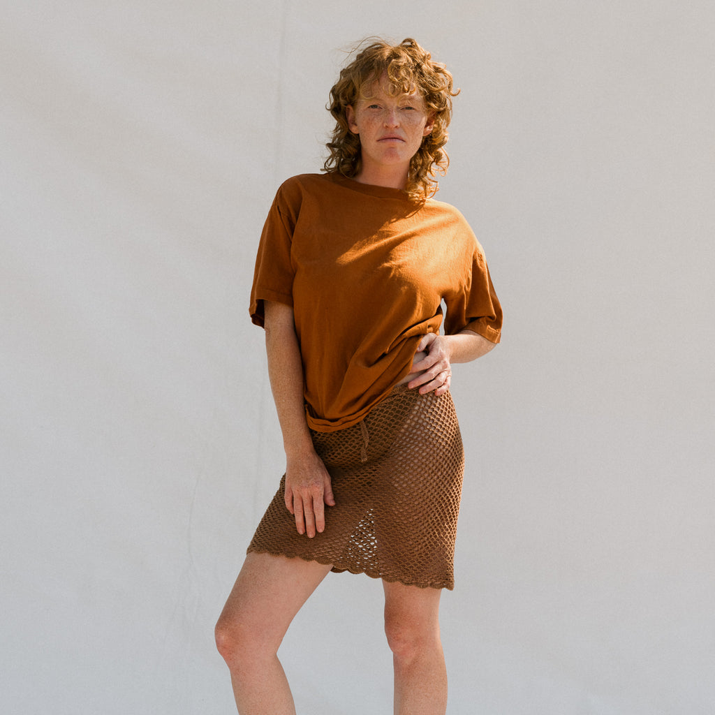 Vintage Crochet Net Skirt