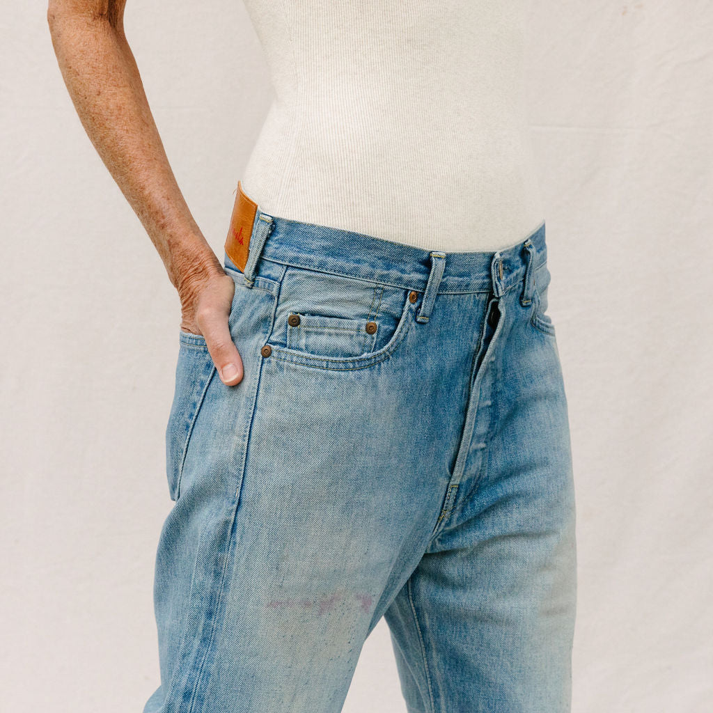 Selvedge Denim Vintage Straight Cut - Light Vintage