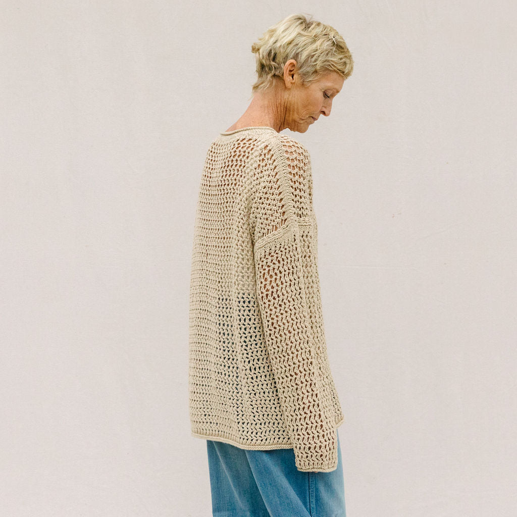Big Net Pullover - Jute