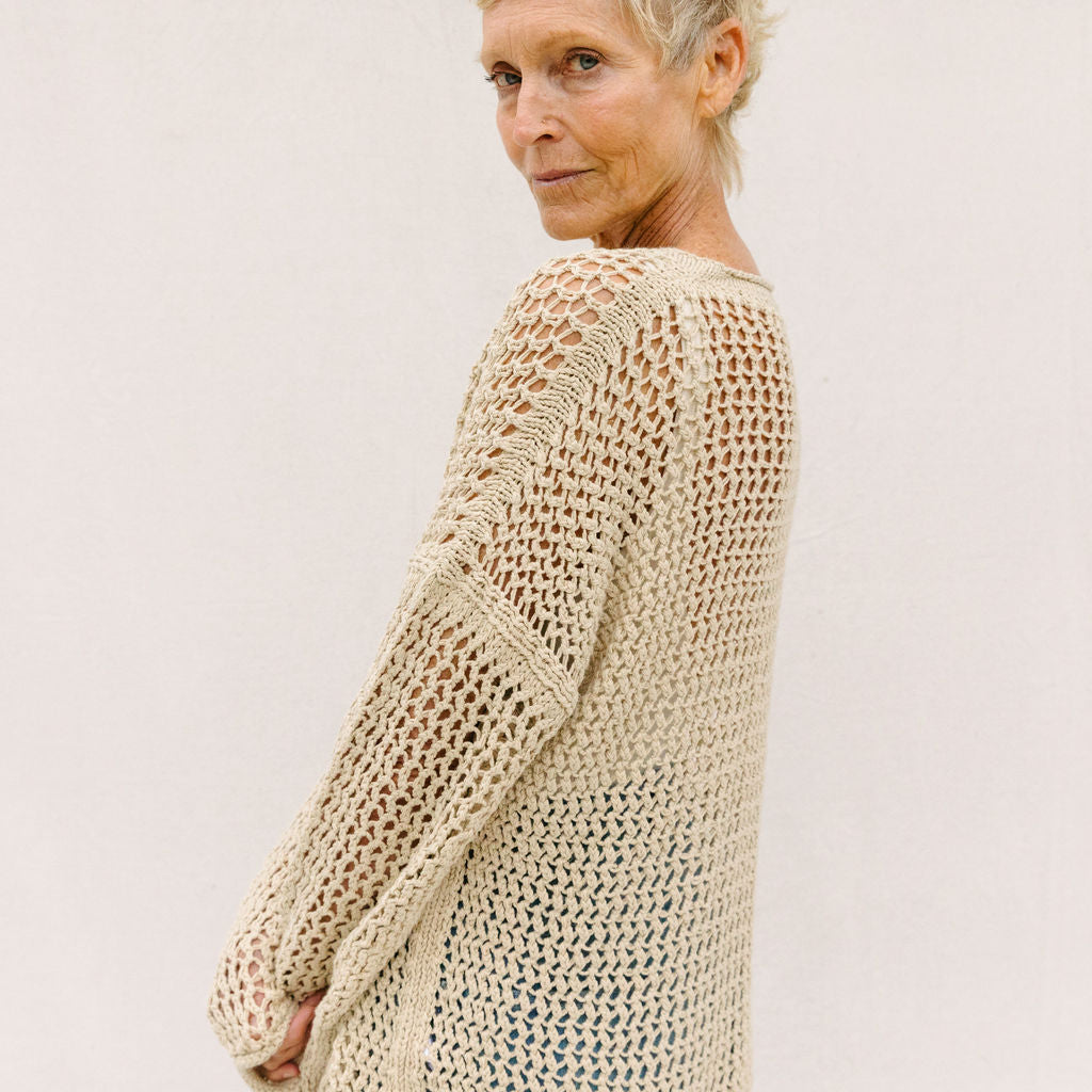 Big Net Pullover - Jute