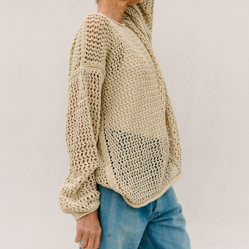 Big Net Pullover - Jute