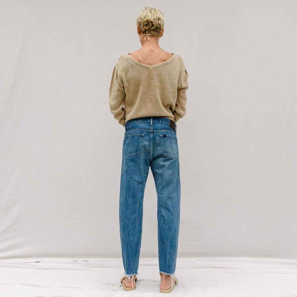 Selvedge Denim Narrow Tapered Cut - Medium Distress