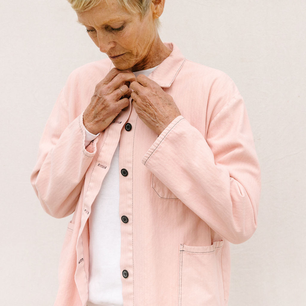 European Workwear Jacket - Pink