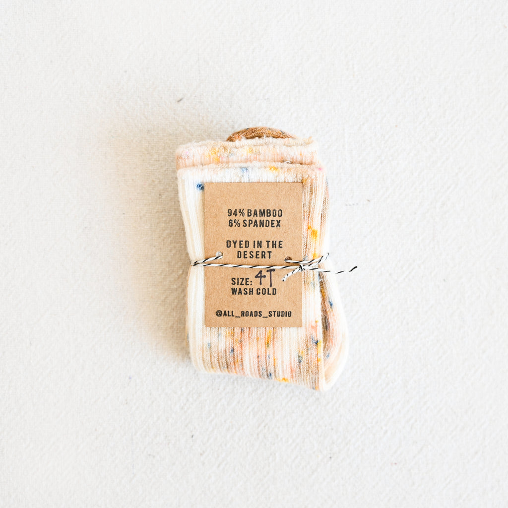 Kids Confetti Socks - Sand