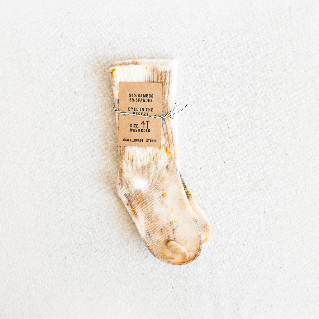 Kids Confetti Socks - Sand