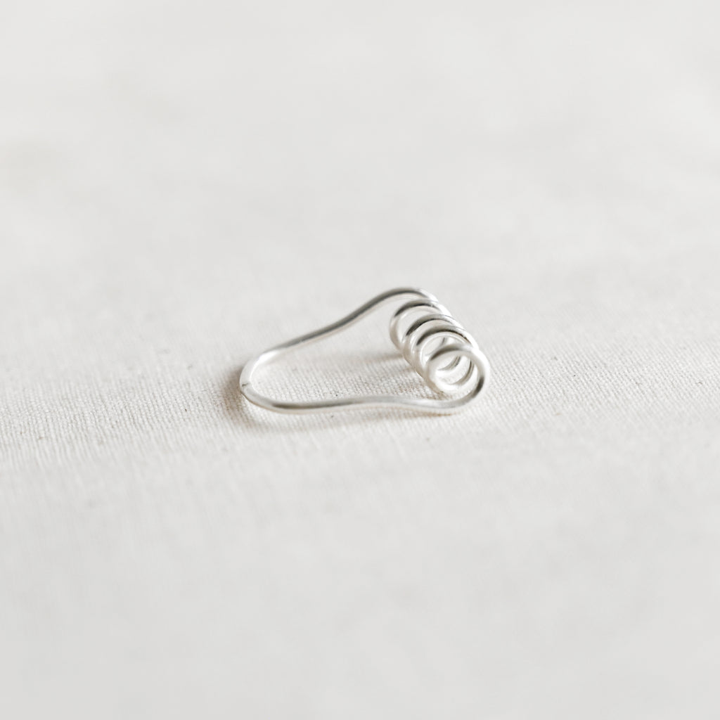 Silver Coil Ring