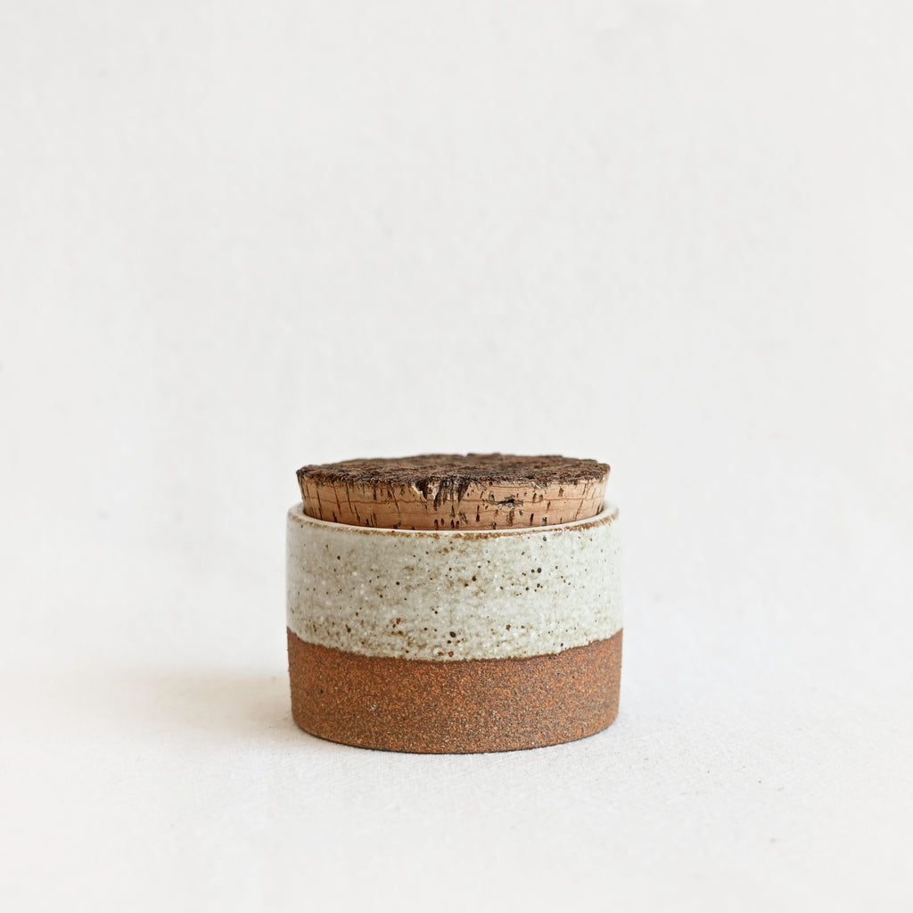 Cork Canister - Sandstone