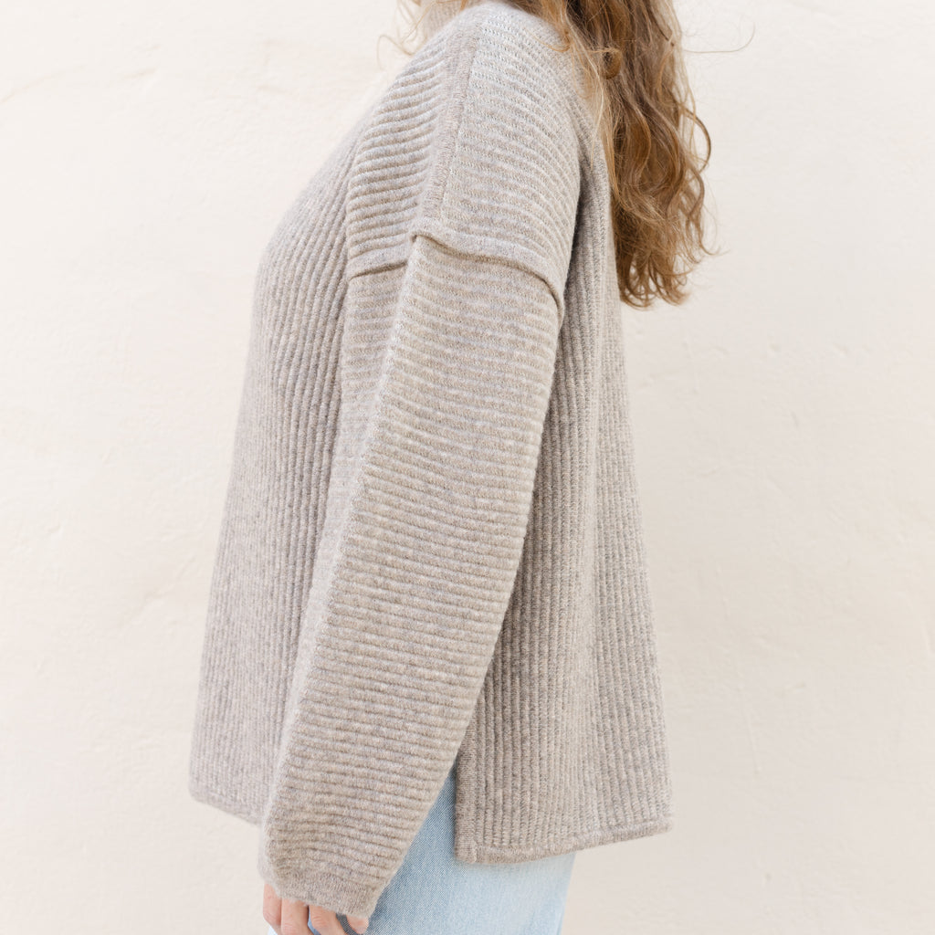 Ottoman Turtleneck - Moth/Carrara