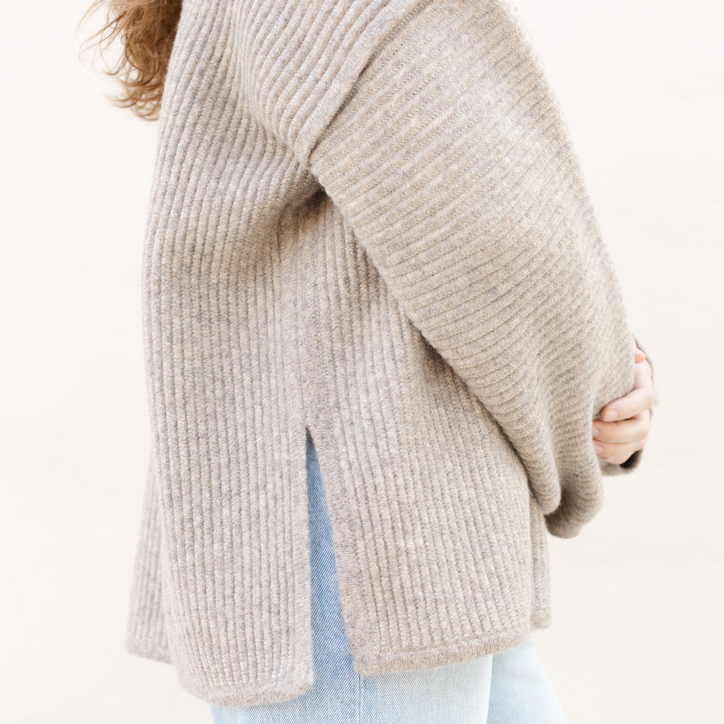 Ottoman Turtleneck - Moth/Carrara