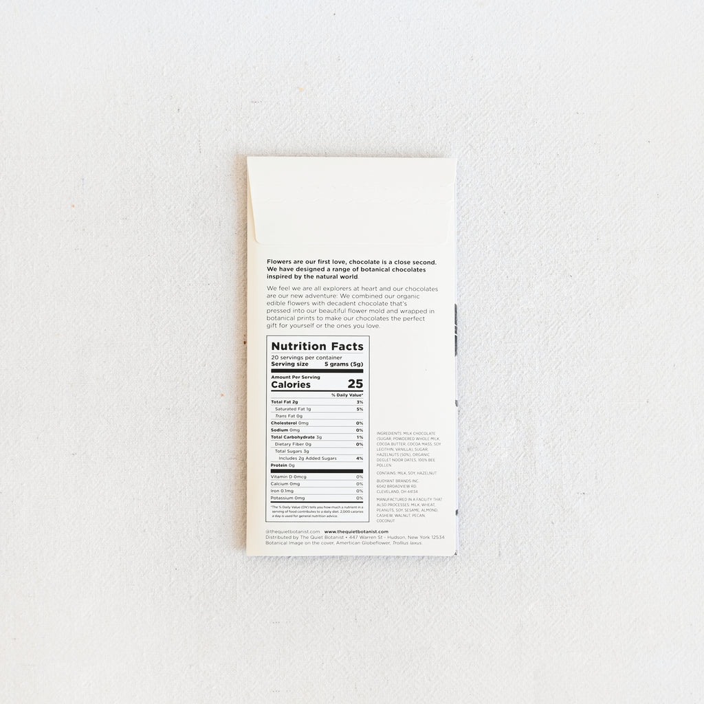 The Quiet Botanist Chocolate