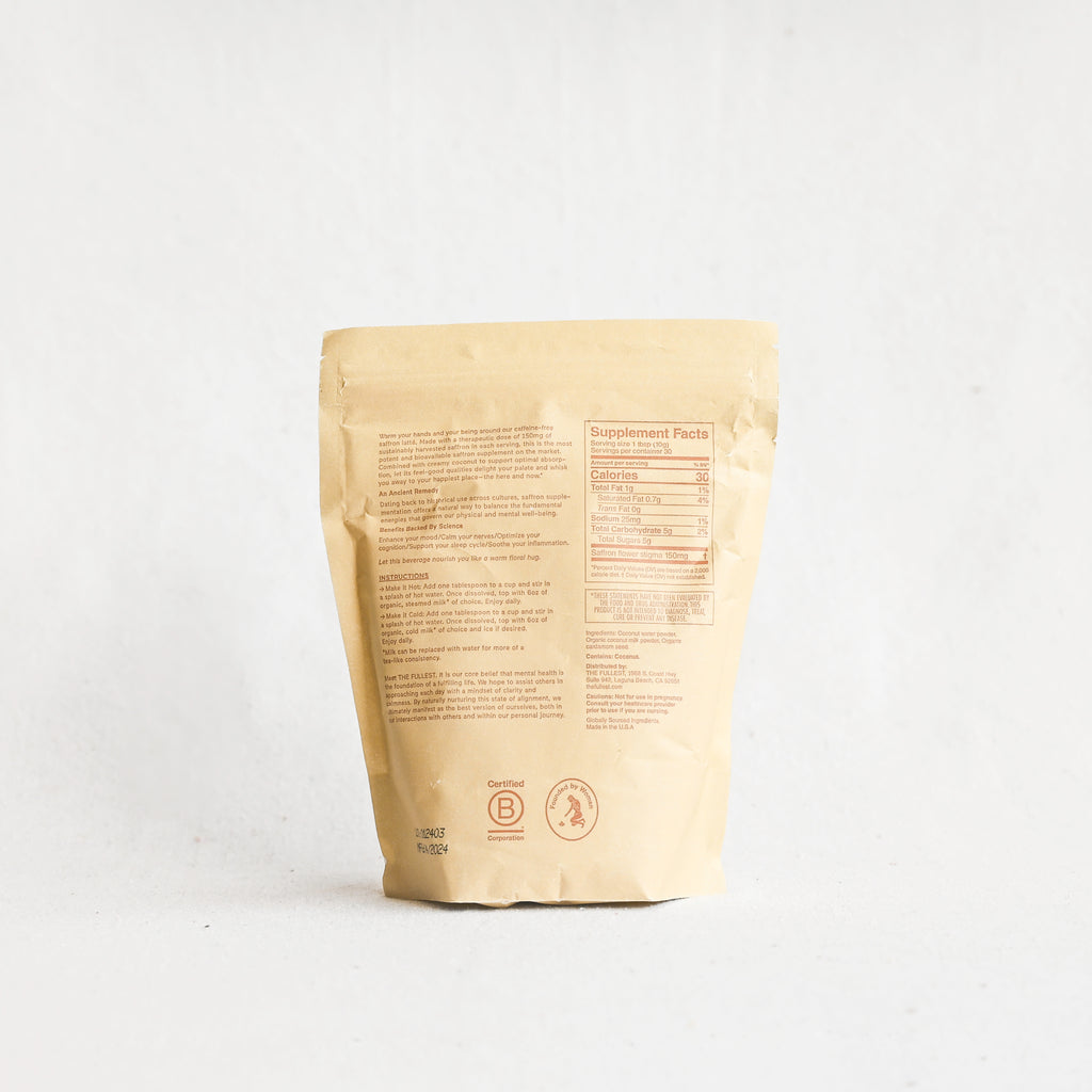 Warm Feelings Saffron Latte