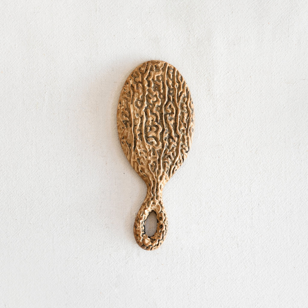 Vintage Carved Hand Mirror