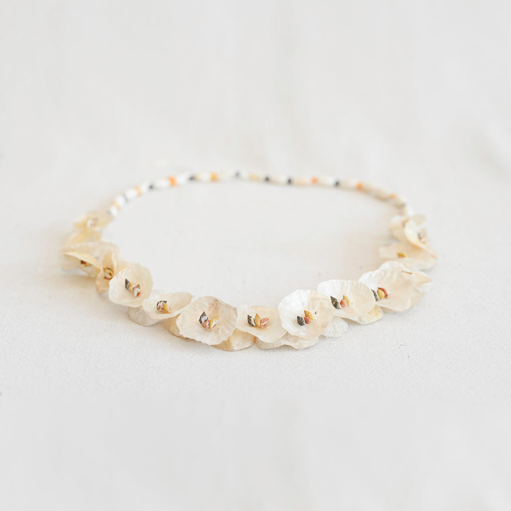 Vintage Capiz Shell Necklace