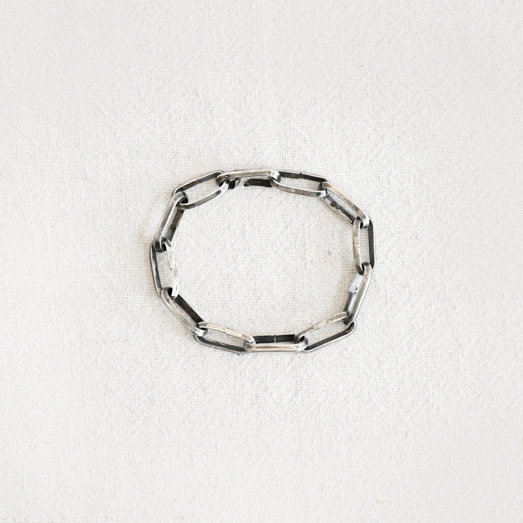 Vintage Silver Chain Link Bracelet
