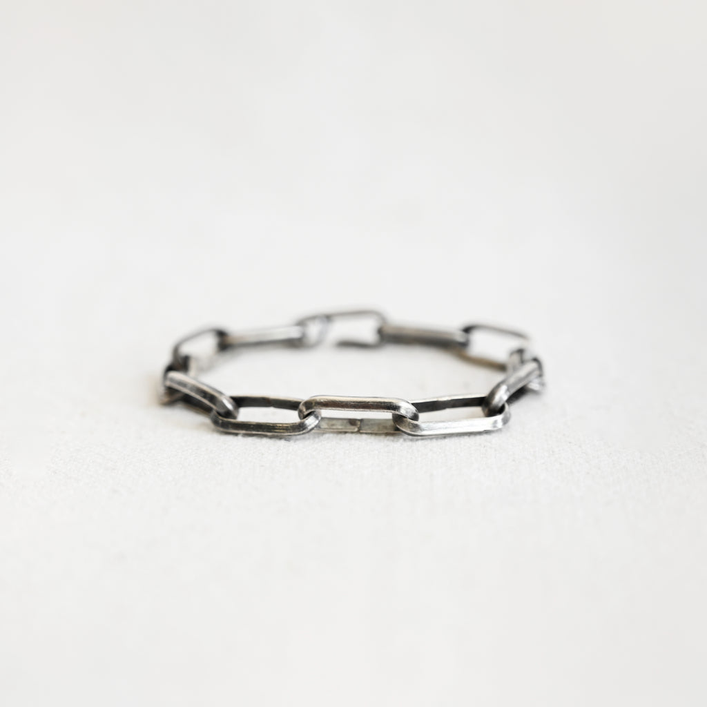 Vintage Silver Chain Link Bracelet