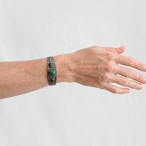 Vintage Navajo Turquoise Cuff