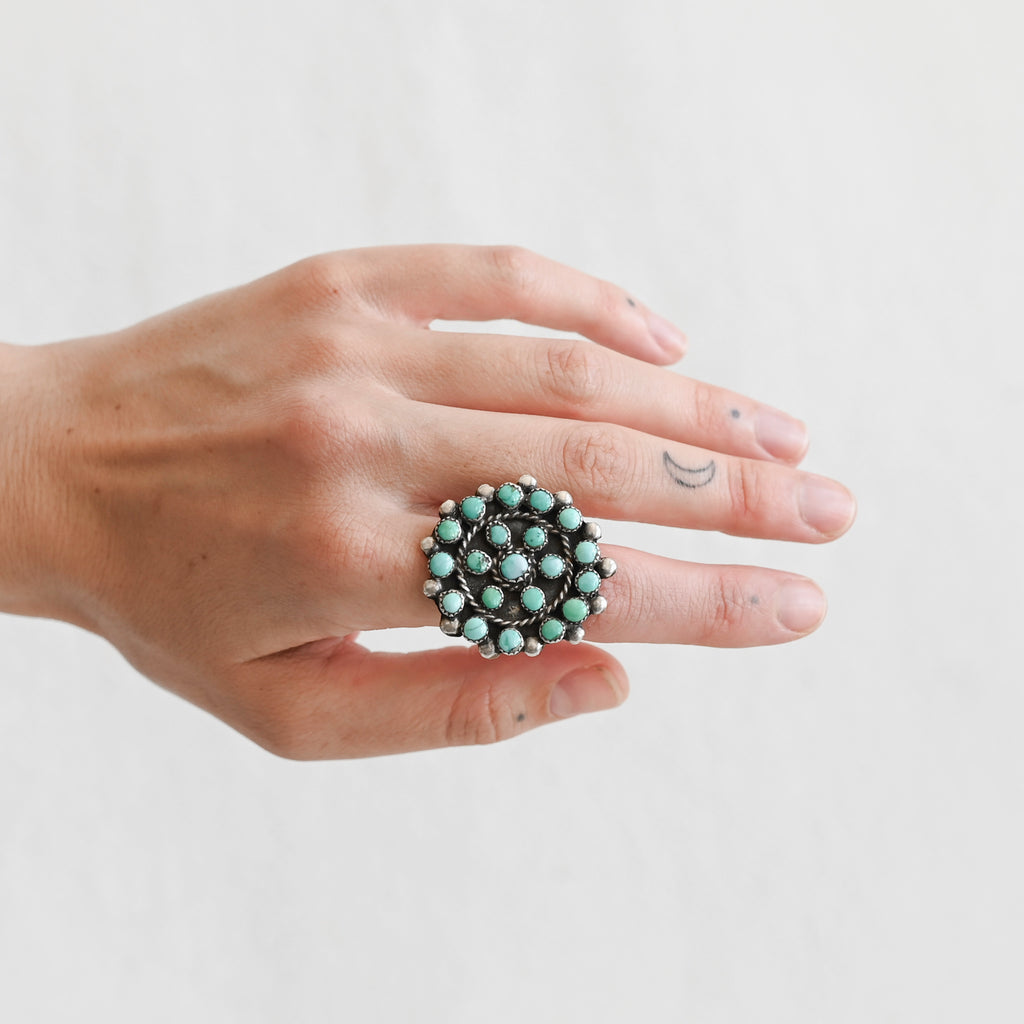 Vintage Navajo Turquoise Ring
