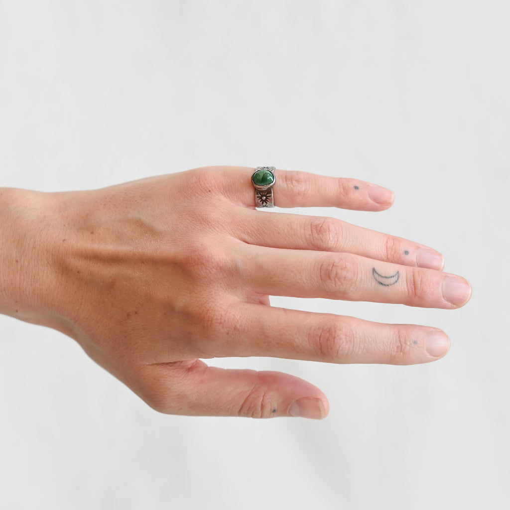Vintage Sterling Silver Turquoise Ring