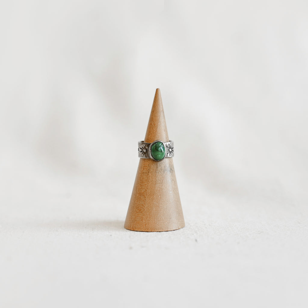Vintage Sterling Silver Turquoise Ring