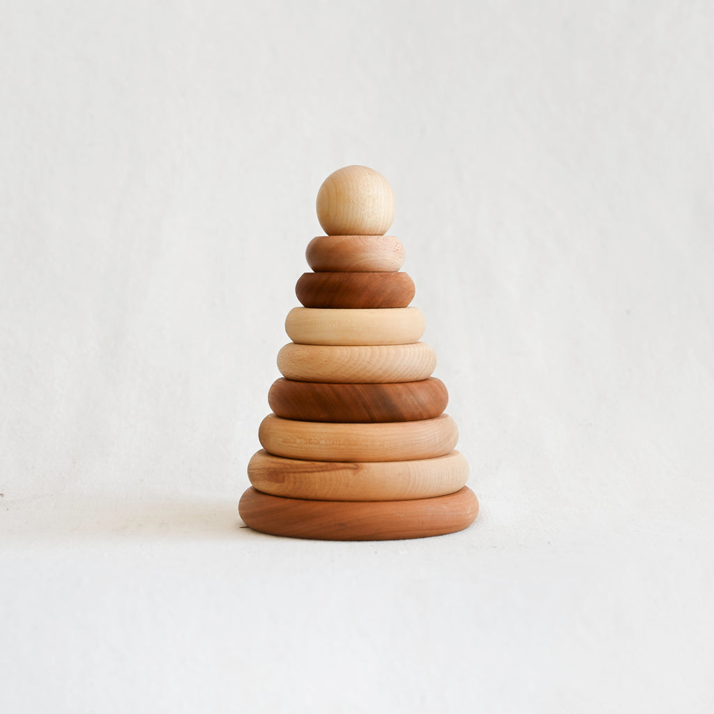 Natural Wooden Stacking Toy