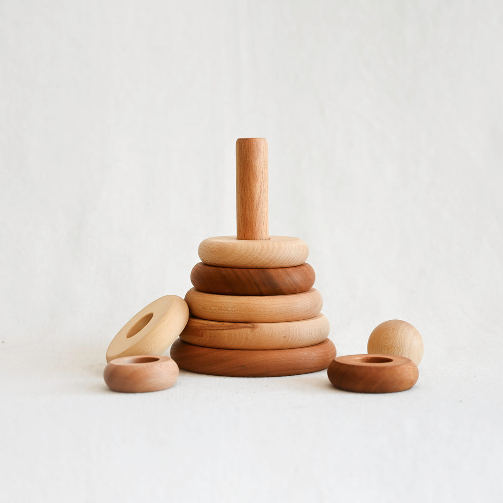 Natural Wooden Stacking Toy