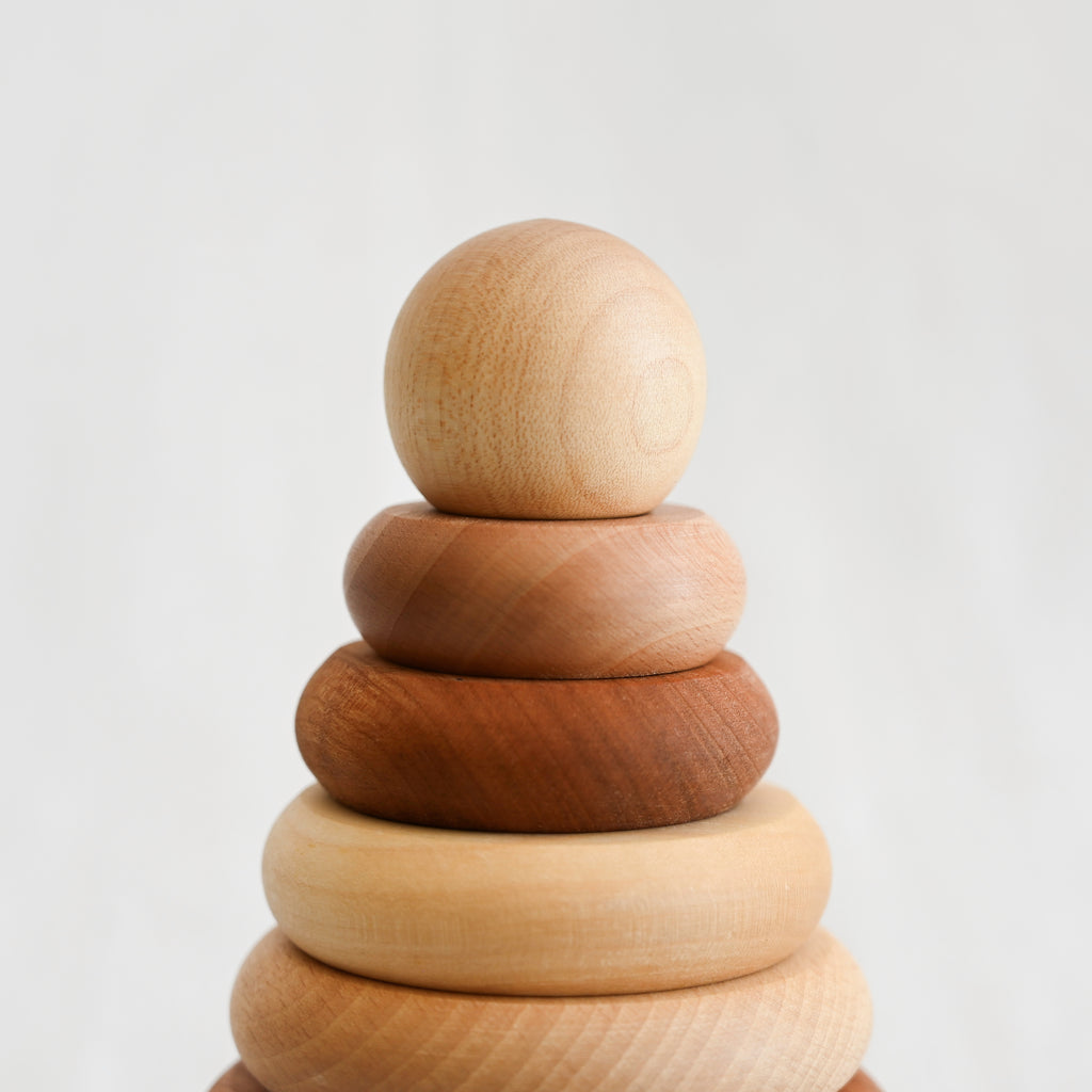 Natural Wooden Stacking Toy