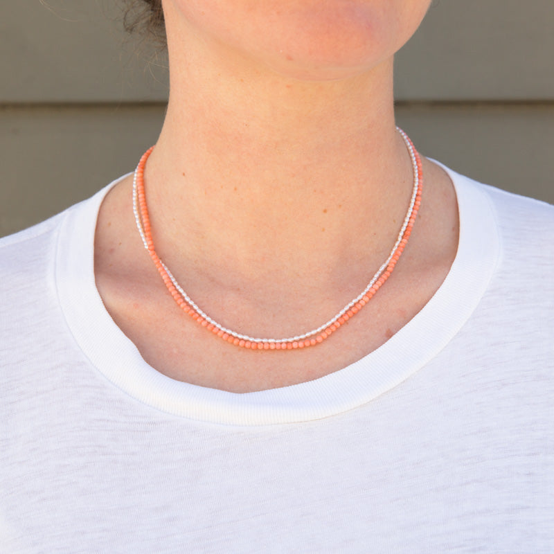 Rice Pearl Brujeria Necklace - 18"