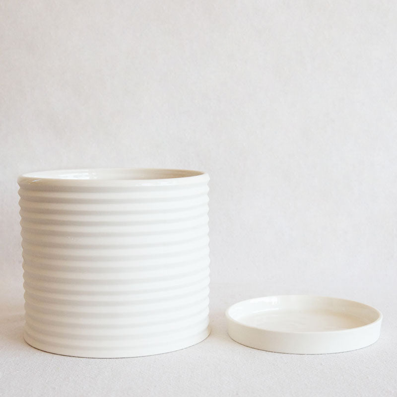 Oblique Planter - Natural