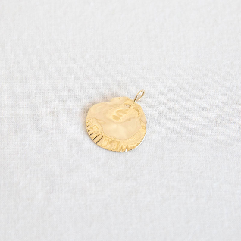 Gold Concha Pendant