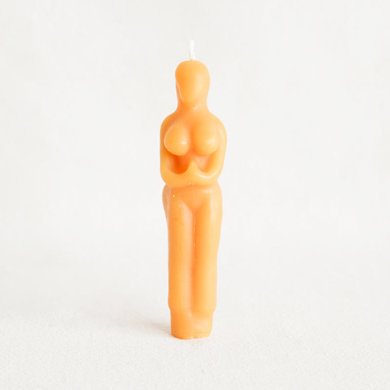 Woman Footed Candle