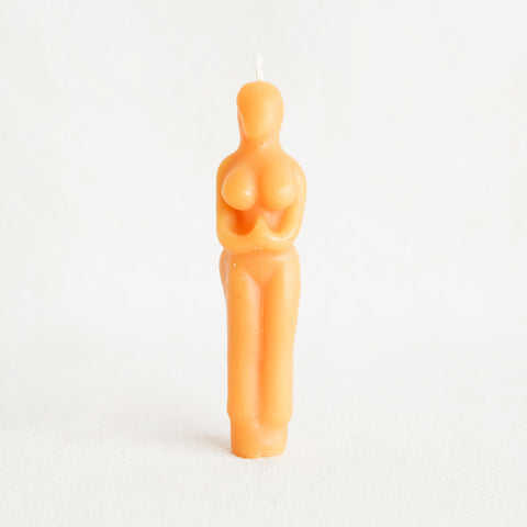 Woman Footed Candle