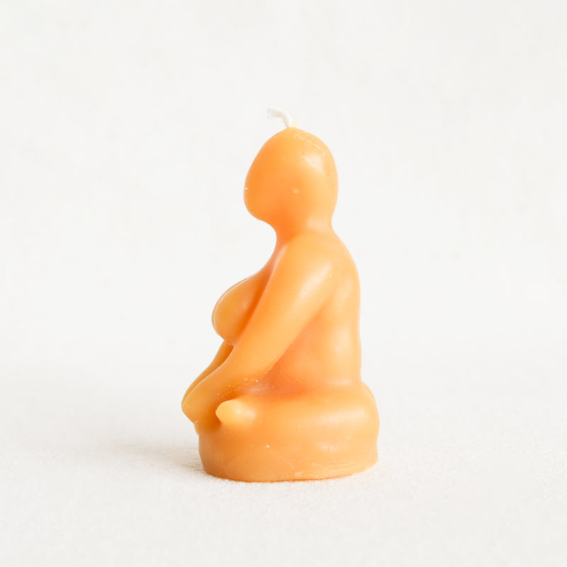 Woman Sitting Candle