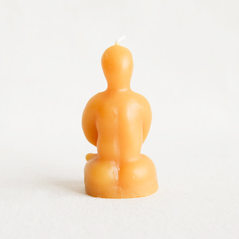 Woman Sitting Candle