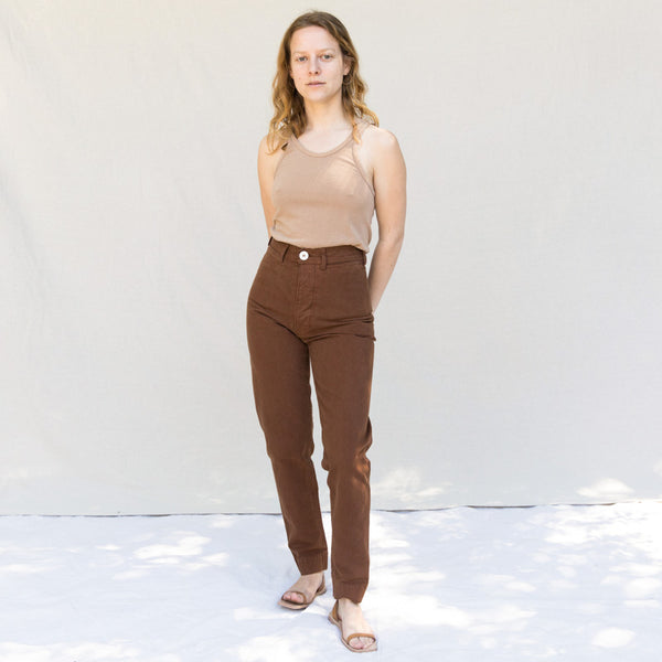 jesse kamm ranger pant tobacco pants in for fall the 47 at hip DETAILS Made in California100% CottonMachine was cold Ranger Pant - Skintone 34