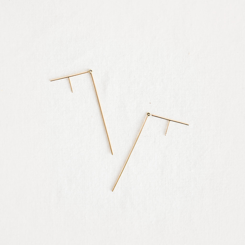 Stick & Strand Earring - Single