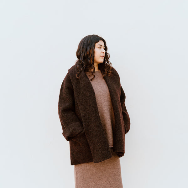 Lauren Manoogian Double Face Coat in Pebble at General Store