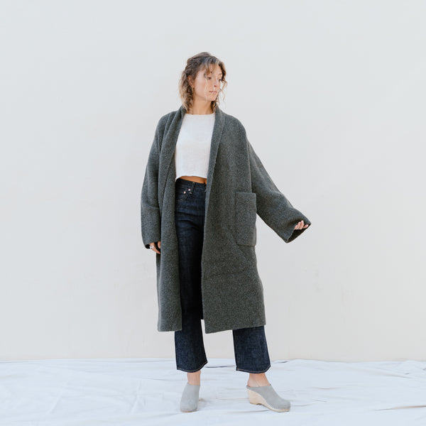 Lauren Manoogian Double Face Coat in Pebble at General Store