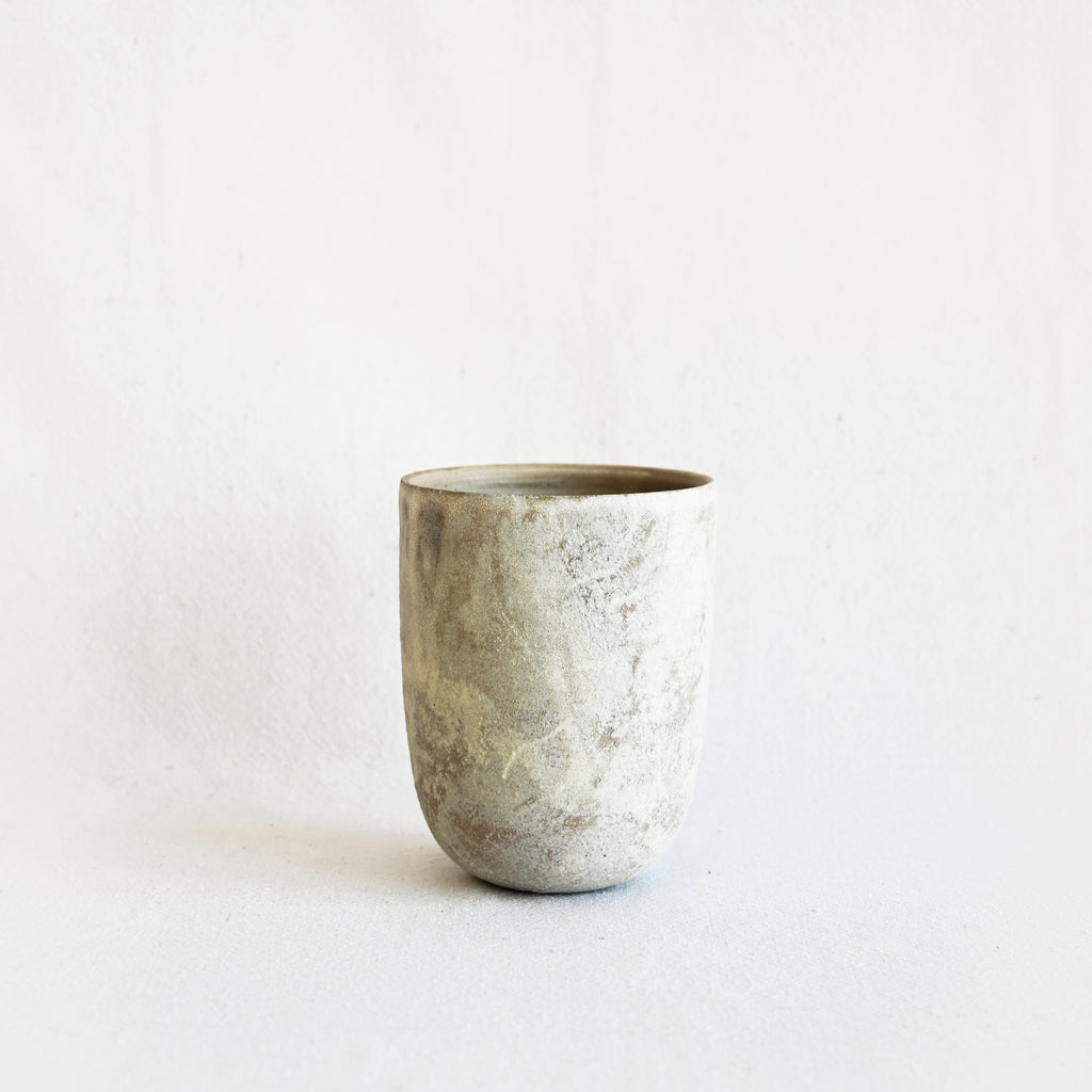 Soft Stone Open Vase